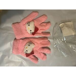 Hello Kitty Soft Plush Winter Gloves